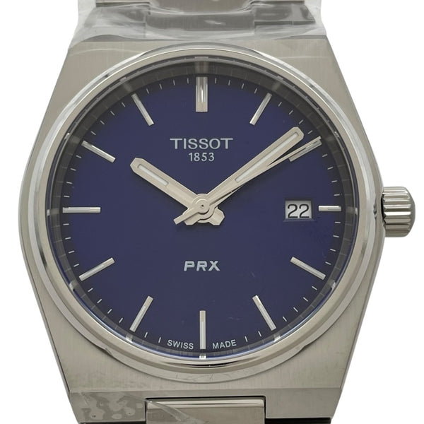 ティソ TISSOT PRX 35mm T137.210.11.041.00 ブルー SS クオーツ メンズ 腕時計