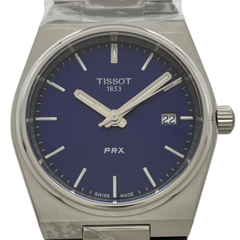 ティソ TISSOT PRX 35mm T137.210.11.041.00 ブルー SS クオーツ メンズ 腕時計