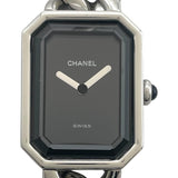 シャネル CHANEL プルミエール XL H0452 ブラック SS クオーツ レディース 腕時計