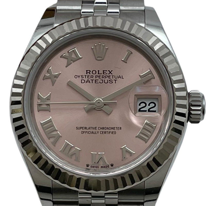 ロレックス ROLEX デイジャスト28 279174 ピンク WG/SS 自動巻き レディース 腕時計