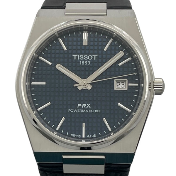 ティソ TISSOT PRX パワーマティック 80 40mm T137.407.16.041.00 ネイビー SS 自動巻き メンズ 腕時計