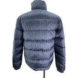 クリスチャン・ディオール Christian Dior オブリーク総柄ダウンジャケット 94C449A4462 ネイビー ナイロン メンズ ダウンジャケット