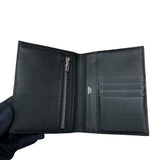 エルメス HERMES ベアンコンパクト W刻 ブラック エプソン ユニセックス 二つ折り財布