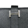 エルメス HERMES ベアンコンパクト W刻 ブラック エプソン ユニセックス 二つ折り財布