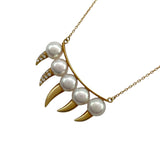 タサキ TASAKI デインジャー ファング ネックレス イエローゴールド 750 ダイヤモンド　 ジュエリー