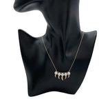 タサキ TASAKI デインジャー ファング ネックレス イエローゴールド 750 ダイヤモンド　 ジュエリー