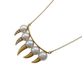 タサキ TASAKI デインジャー ファング ネックレス イエローゴールド 750 ダイヤモンド　 ジュエリー