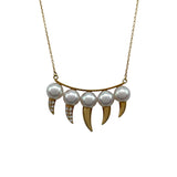 タサキ TASAKI デインジャー ファング ネックレス イエローゴールド 750 ダイヤモンド　 ジュエリー