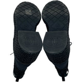 シャネル CHANEL ツイードショートブーツ G38514 ブラック ツイード レディース ブーツ