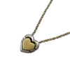 ティファニー TIFFANY＆CO パズルハートネックレス シルバーxゴールド Sv925・Au750 ジュエリー