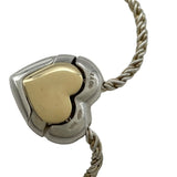 ティファニー TIFFANY＆CO パズルハートネックレス シルバーxゴールド Sv925・Au750 ジュエリー