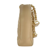 シャネル CHANEL PSTチェーントートバッグ A50994 14番台 ベージュ GD金具 キャビアスキン レディース トートバッグ