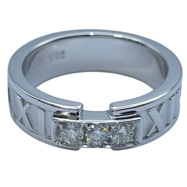 ティファニー TIFFANY＆CO アトラスリング ホワイトゴールド 750 ジュエリー