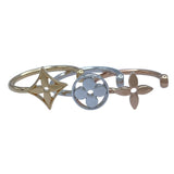 ルイ・ヴィトン LOUIS VUITTON バーグモノグラムイディールブロッサムリング ゴールドxピンクゴールドxホワイトゴールド Au750 ジュエリー