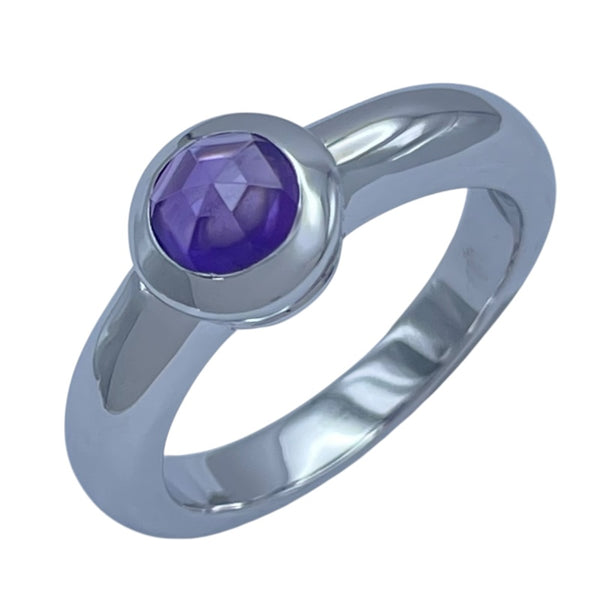 ティファニー TIFFANY＆CO アメシストリング ホワイトゴールド 750 ジュエリー