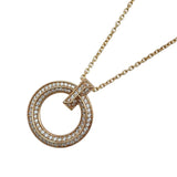 ティファニー TIFFANY＆CO Tワンサークルネックレス ピンクゴールド Au750 ジュエリー