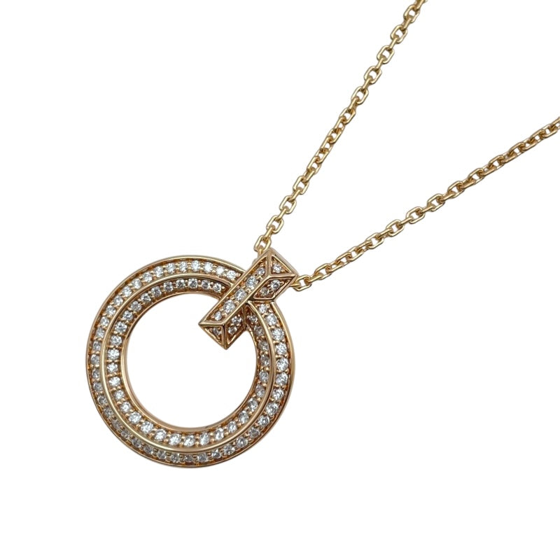 ティファニー TIFFANY＆CO Tワンサークルネックレス ピンクゴールド Au750 ジュエリー