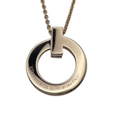 ティファニー TIFFANY＆CO Tワンサークルネックレス ピンクゴールド Au750 ジュエリー