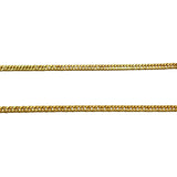 喜平6面Wネックレス ゴールド K24 ジュエリー