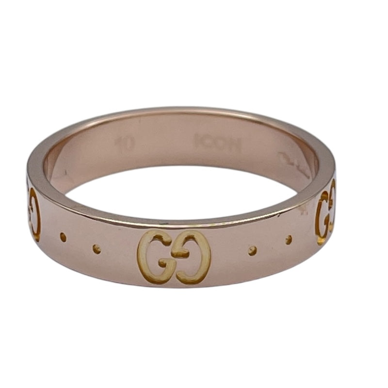 グッチ GUCCI アイコンリング ピンクゴールド 750 ジュエリー | 中古