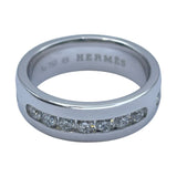 エルメス HERMES アンプラントリング ホワイトゴールド Au750 ジュエリー