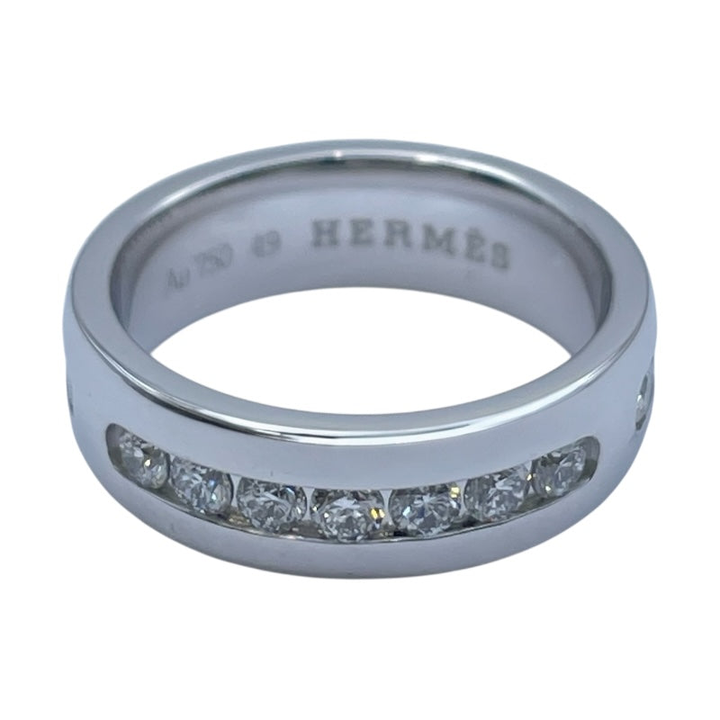 エルメス HERMES アンプラントリング ホワイトゴールド Au750