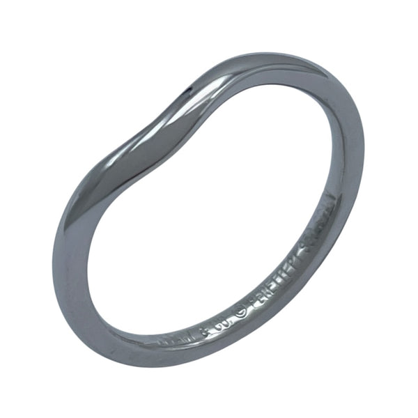 ティファニー TIFFANY＆CO カーフドバンドリング プラチナ Pt950 ジュエリー