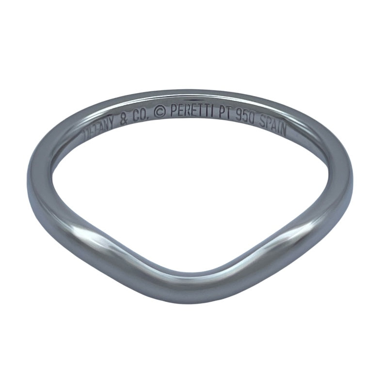 ティファニー TIFFANY＆CO カーフドバンドリング プラチナ Pt950 ジュエリー