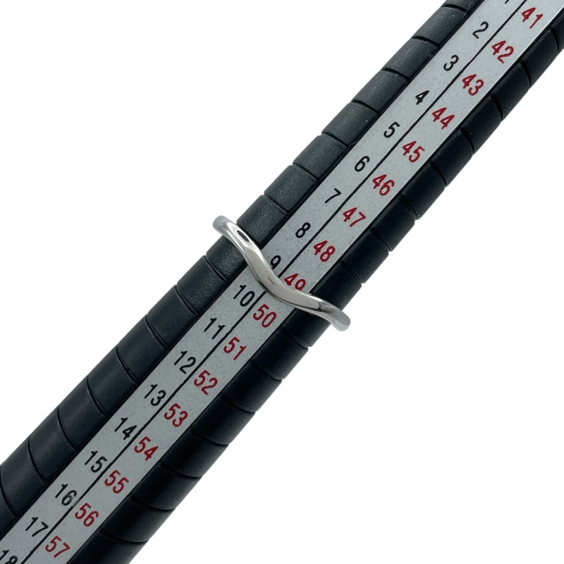 ティファニー TIFFANY＆CO カーフドバンドリング プラチナ Pt950 ジュエリー