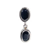 PATTARAPHAN パッタラパン Baby Duo Ying シングルピアス Black Sapphire ③ ブラック シルバー ロジウムメッキ/シルバー/ブラックサファイア アクセサリー