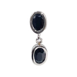 PATTARAPHAN パッタラパン Baby Duo Ying シングルピアス Black Sapphire ③ ブラック シルバー ロジウムメッキ/シルバー/ブラックサファイア アクセサリー