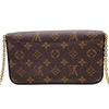 ルイ・ヴィトン LOUIS VUITTON ポシェット・フェリシー M81896 ブラウン×GD金具 モノグラムキャンバス/PVC レディース ショルダーバッグ