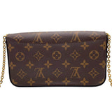 ルイ・ヴィトン LOUIS VUITTON ポシェット・フェリシー M81896 ブラウン×GD金具 モノグラムキャンバス/PVC レディース ショルダーバッグ
