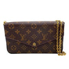 ルイ・ヴィトン LOUIS VUITTON ポシェット・フェリシー M81896 ブラウン×GD金具 モノグラムキャンバス/PVC レディース ショルダーバッグ
