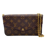 ルイ・ヴィトン LOUIS VUITTON ポシェット・フェリシー M81896 ブラウン×GD金具 モノグラムキャンバス/PVC レディース ショルダーバッグ