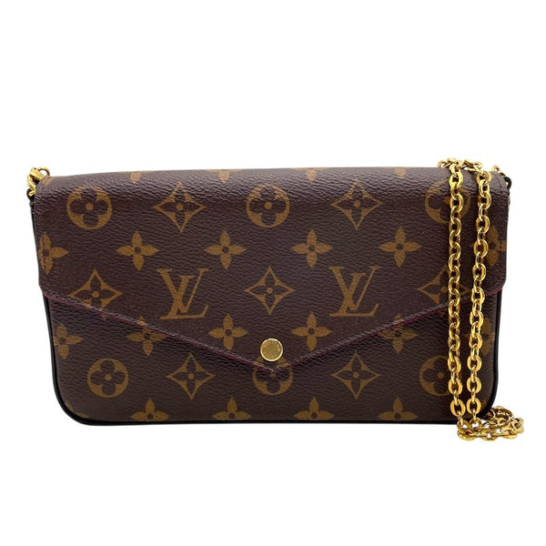 ルイ・ヴィトン LOUIS VUITTON ポシェット・フェリシー M81896 ブラウン×GD金具 モノグラムキャンバス/PVC レディース ショルダーバッグ ルイ・ヴィトン LOUIS VUITTON ポシェット・フェリシー M81896