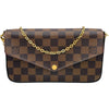 ルイ・ヴィトン LOUIS VUITTON ポシェット・フェリシ N63032 ブラウン ダミエキャンバス レディース ショルダーバッグ
