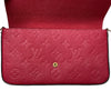 ルイ・ヴィトン LOUIS VUITTON ポシェット・フェリシー M63700 レッド モノグラム・アンプラント レディース ショルダーバッグ