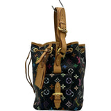 ルイ・ヴィトン LOUIS VUITTON プチノエ M42230 ノワール モノグラム・マルチカラー レディース ショルダーバッグ