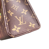 ルイ・ヴィトン LOUIS VUITTON オンザゴーBB　村上隆コラボ M13668 ブラウン PVC　レザー レディース ハンドバッグ