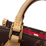 ルイ・ヴィトン LOUIS VUITTON オンザゴーBB　村上隆コラボ M13668 ブラウン PVC　レザー レディース ハンドバッグ