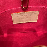 ルイ・ヴィトン LOUIS VUITTON オンザゴーBB　村上隆コラボ M13668 ブラウン PVC　レザー レディース ハンドバッグ