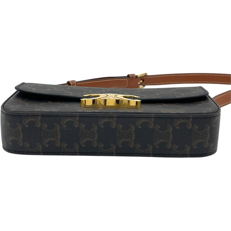 セリーヌ CELINE ショルダーバッグクロード 194142 タン トリオンフ