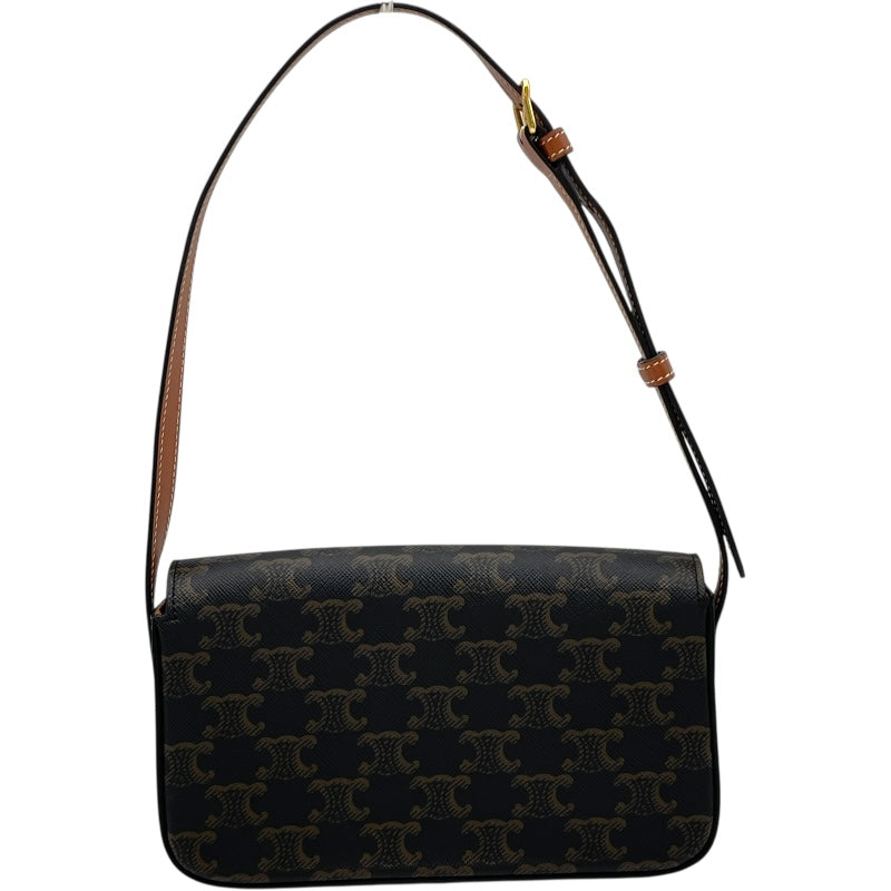 【CELINE】シリンダーバッグ トリオンフキャンバス タン ショルダーバッグ セリーヌ CELINE ショルダーバッグクロード 194142 タン トリオンフ