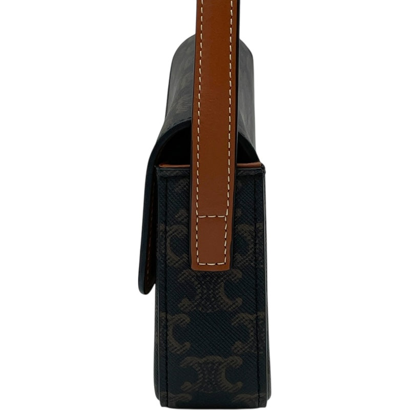 セリーヌ CELINE ショルダーバッグクロード 194142 タン トリオンフ