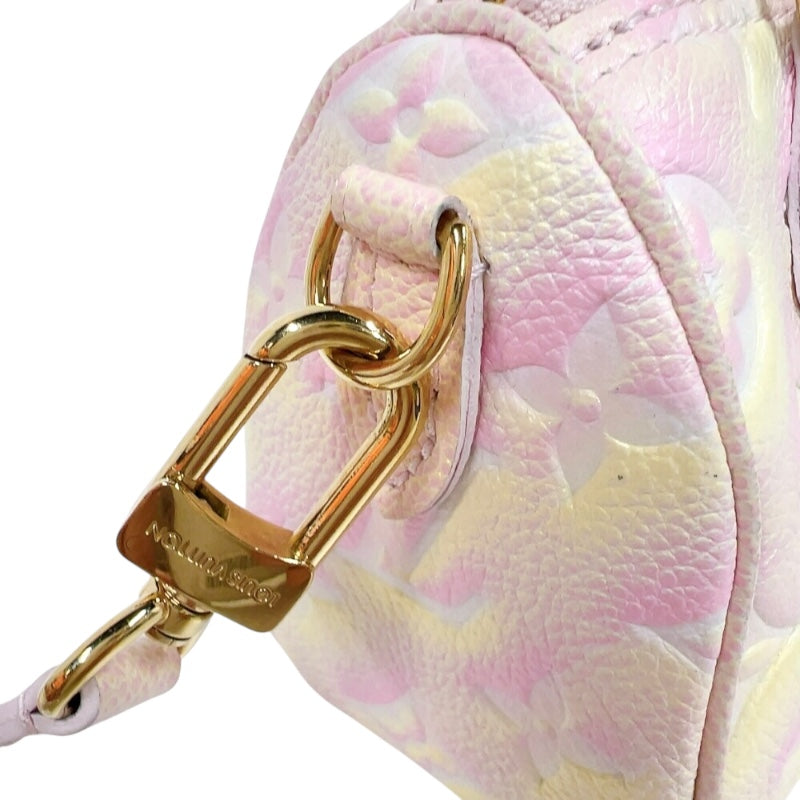 ルイ・ヴィトン LOUIS VUITTON ナノ・スピーディー M81508 ピンク