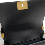 シャネル CHANEL ボーイシャネル25 A67086 ブラック ゴールド金具 キャビアスキン レディース ショルダーバッグ