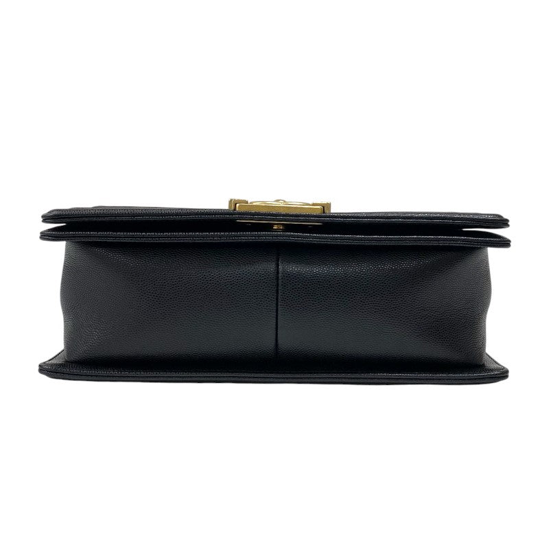 シャネル CHANEL ボーイシャネル25 A67086 ブラック/ゴールド金具 キャビアスキン レディース ショルダーバッグ シャネル CHANEL ボーイシャネル25 A67086 ブラック ゴールド金具