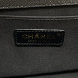 シャネル CHANEL ボーイシャネル25 A67086 ブラック ゴールド金具 キャビアスキン レディース ショルダーバッグ