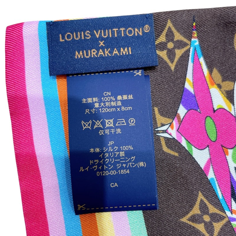 【新品】ルイヴィトン　スカーフ　 LOUIS VUITTON】ルイヴィトン『スカーフ アイラブ モノグラム 村上隆